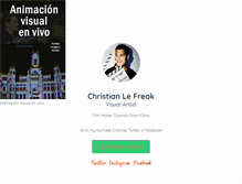 Tablet Screenshot of christianlefreak.com